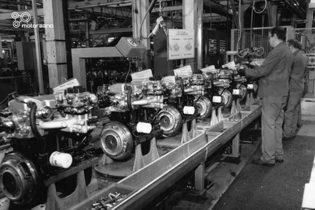 داستان تولد چری - خط تولید موتور در کارخانه بریجند فورد ولز